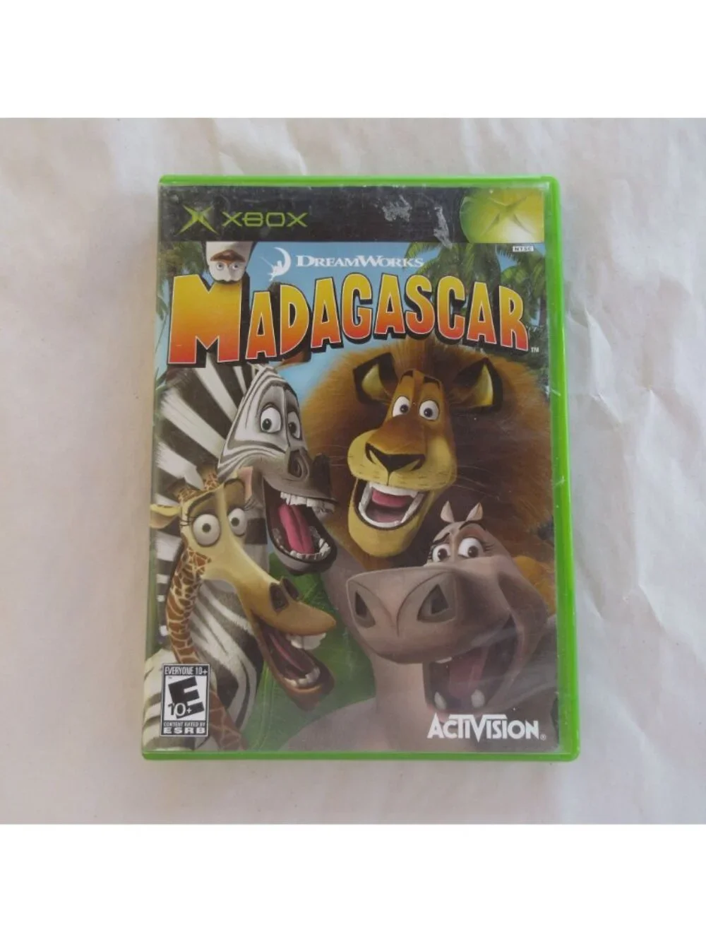 Madagascar Microsoft Xbox 2005 Video Game with Manual